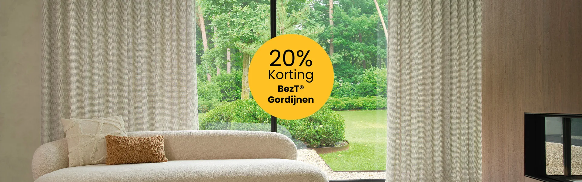 Summer Sale: 20% korting op BezT Gordijnen Summer Sale: 20% korting op BezT Gordijnen